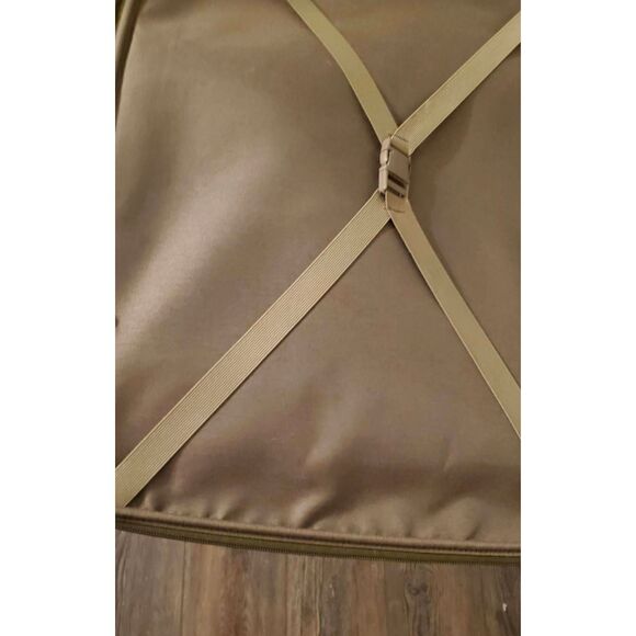 HARTMANN 21' Tweed & Leather Rolling Luggage Bag - Picture 10 of 11